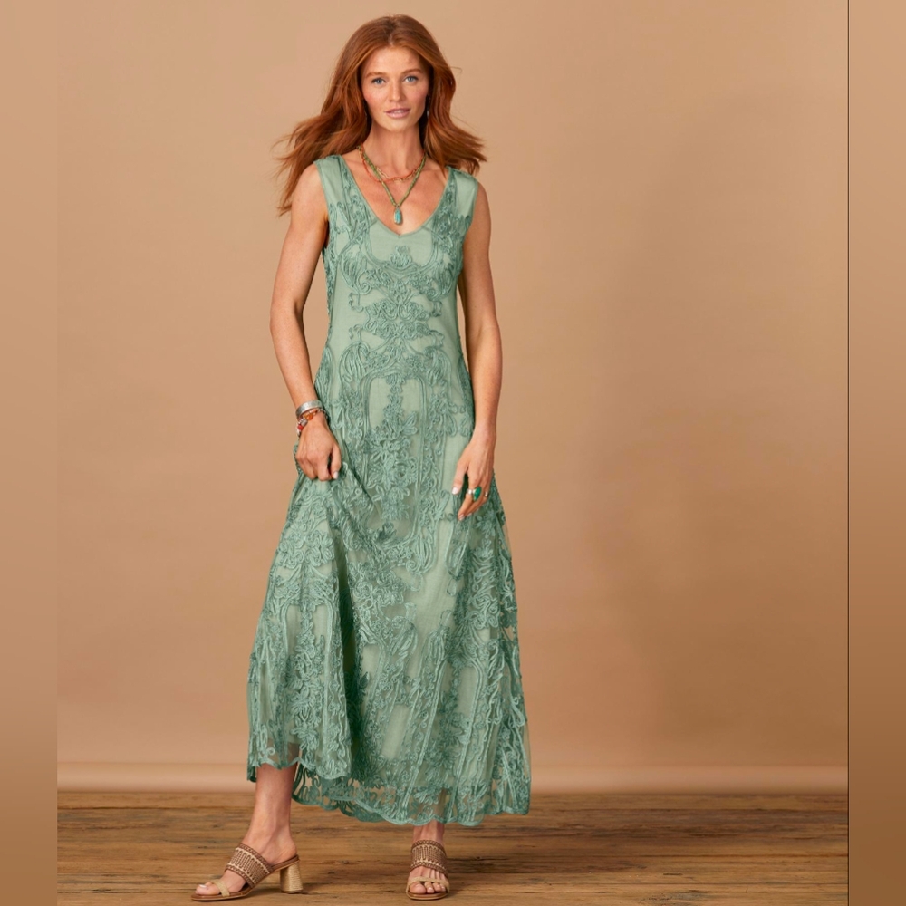Sundance Green Maxi Dress